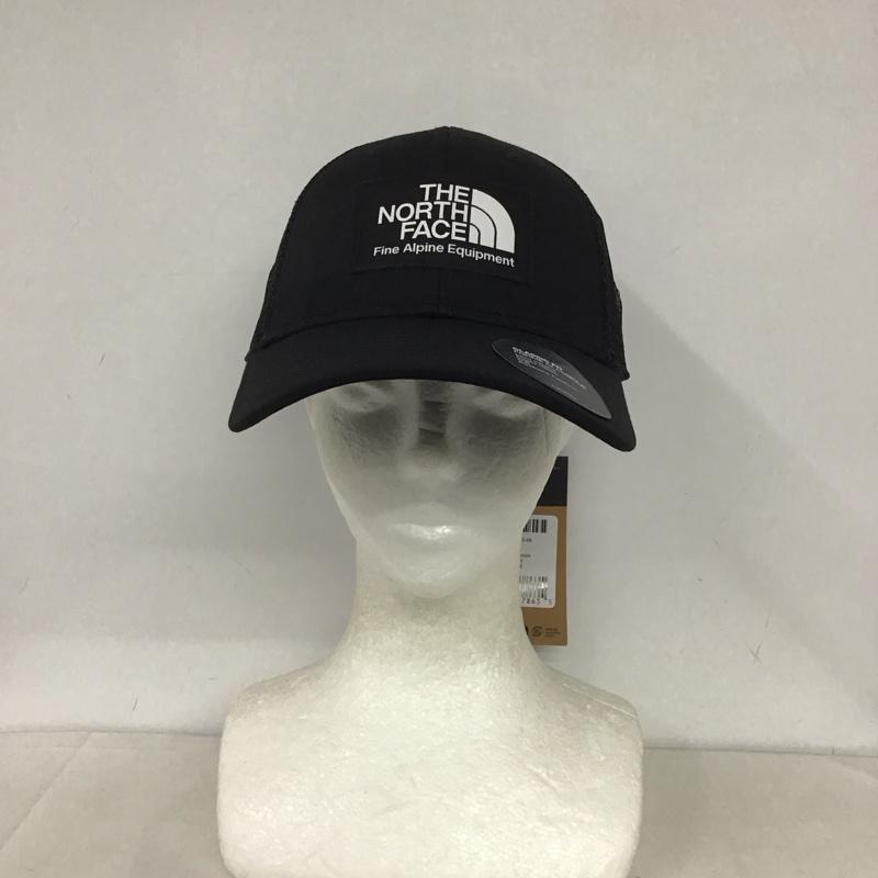 ザノースフェイス THE NORTH FACE 帽子 キャップ NF0A5FXA MUDDER TRUCKER メッシュキャップ タグ付き ロゴ、文字 黒 / ブラック /  メンズ USED 古着 中古 10132508