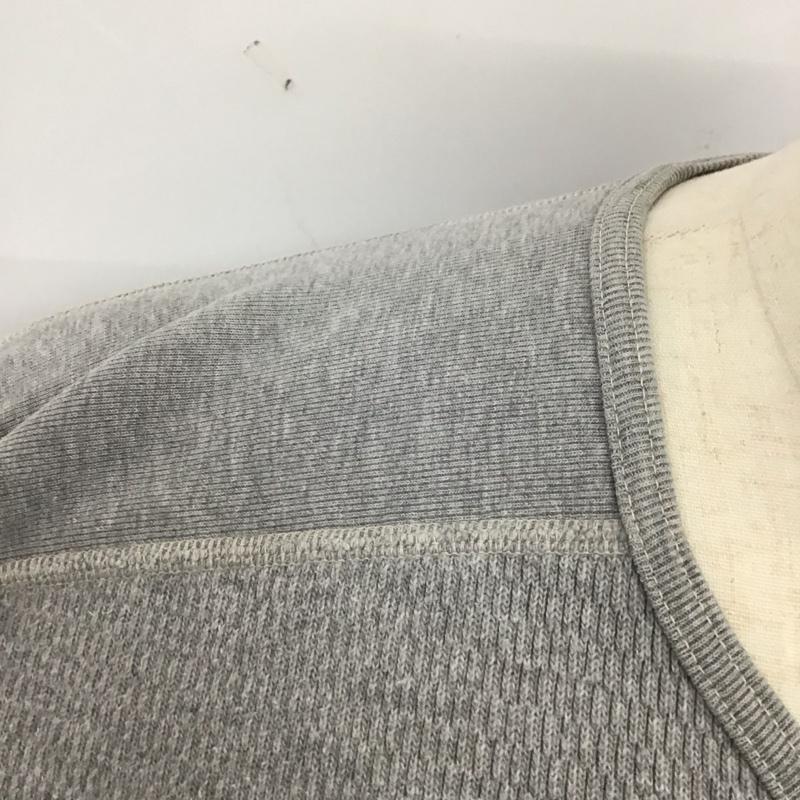 アールジェイビー R.J.B カットソー 長袖 長袖カットソー Vネックカットソー サーマル 40 プリント 灰 / グレー /  メンズ USED 古着 中古 10126045