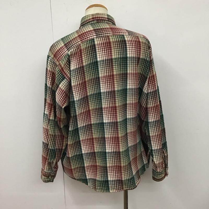 ファイブブラザー FIVE BROTHER シャツ、ブラウス 長袖 長袖シャツ チェックシャツ カラーシャツ 90s XXL チェック マルチカラー / マルチカラー /  メンズ USED 古着 中古 10127917