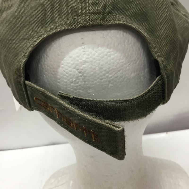 カーハート Carhartt 帽子 キャップ AH0289-M Odessa Cap 100289-301 ロゴ、文字 カーキ / カーキ /  メンズ USED 古着 中古 10106691