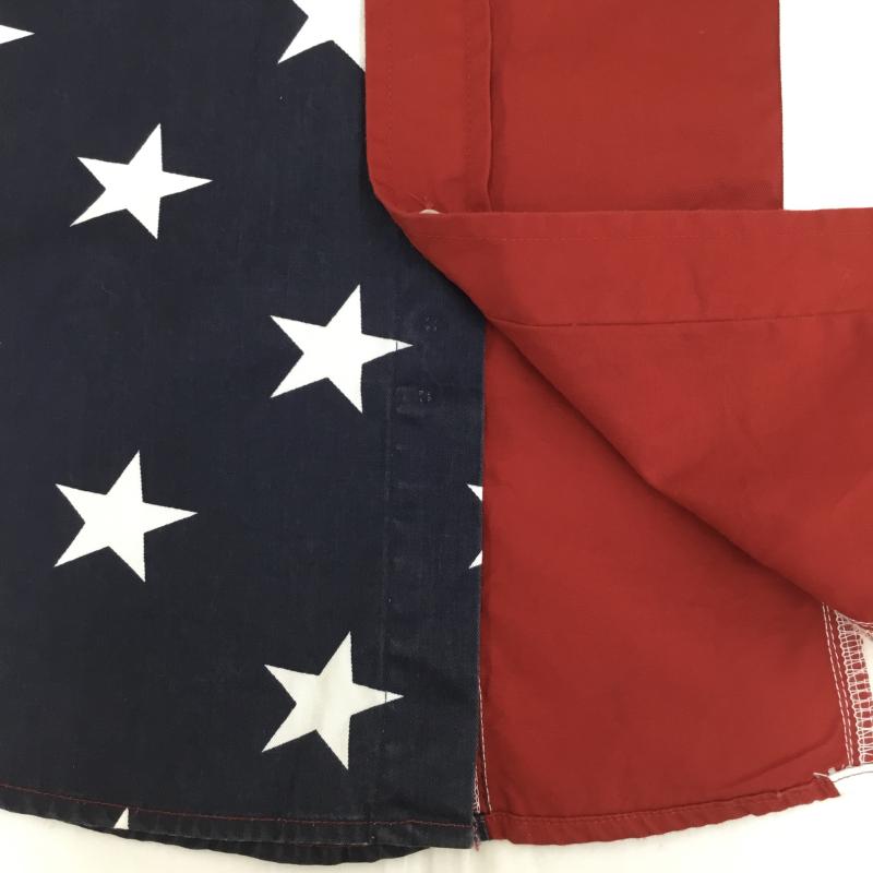 ユーズドクロージング used clothes シャツ、ブラウス 半袖 RED HEAD USA　星条旗 M 総柄 白 / ホワイト / X 赤 / レッド / X 紺 / ネイビー /  メンズ USED 古着 中古 10129003