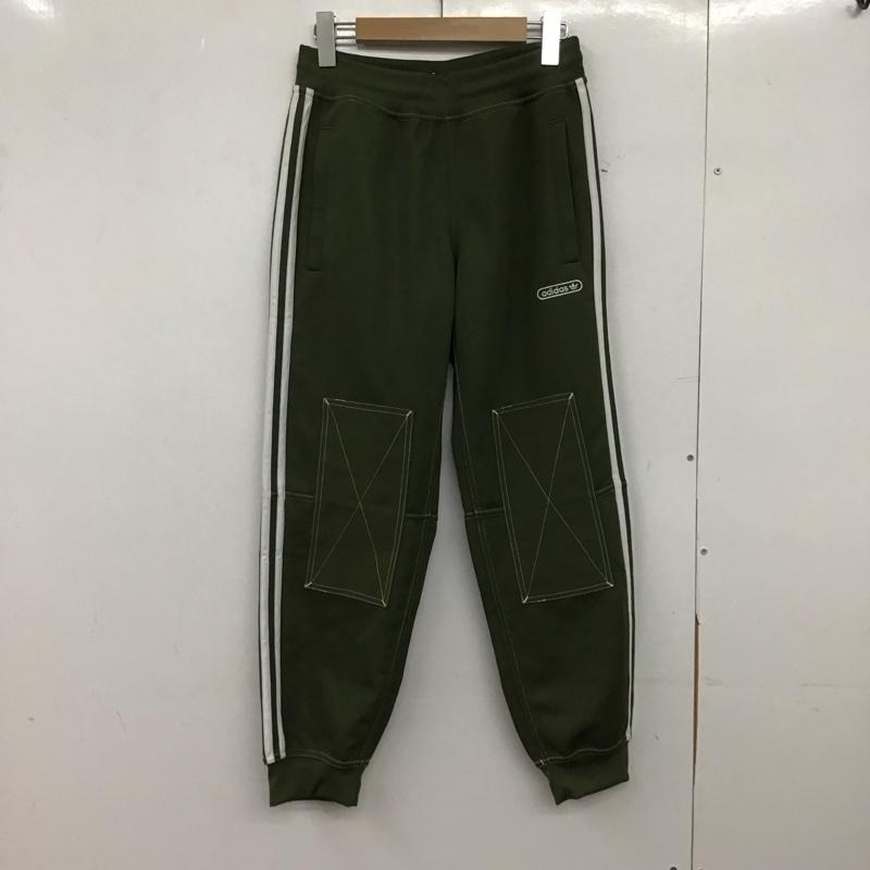 アディダス adidas パンツ ワークパンツ、ペインターパンツ gn3808 ボトム ワイドパンツ トラックパンツ S ロゴ、文字 カーキ / カーキ /  メンズ USED 古着 中古 10147001