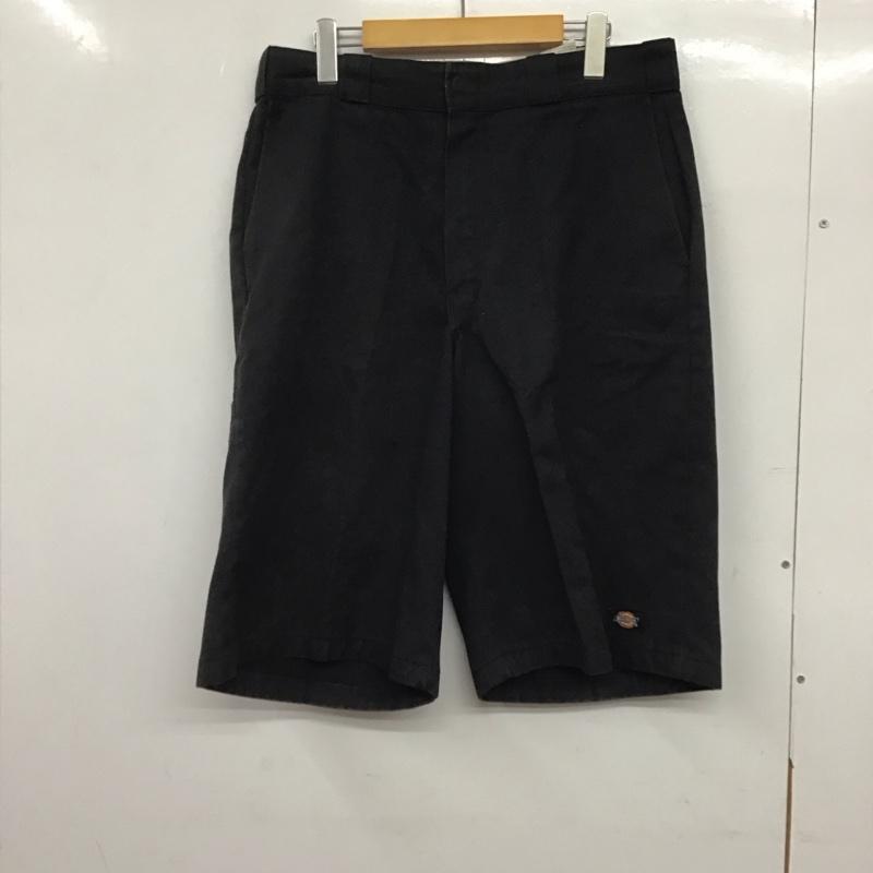 ディッキーズ Dickies パンツ ショートパンツ ショートパンツ ハーフパンツ カジュアルパンツ 34インチ 無地 黒 / ブラック /  メンズ USED 古着 中古 10144929