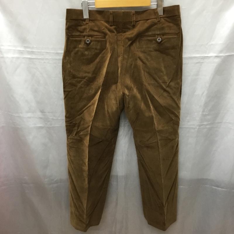 ブルックスブラザーズ BROOKS BROTHERS パンツ チノパン チノパン ワイドパンツ カジュアルパンツ ストレートパンツ コーデュロイパンツ 34 無地 茶 / ブラウン /  メンズ USED 古着 中古 10111318