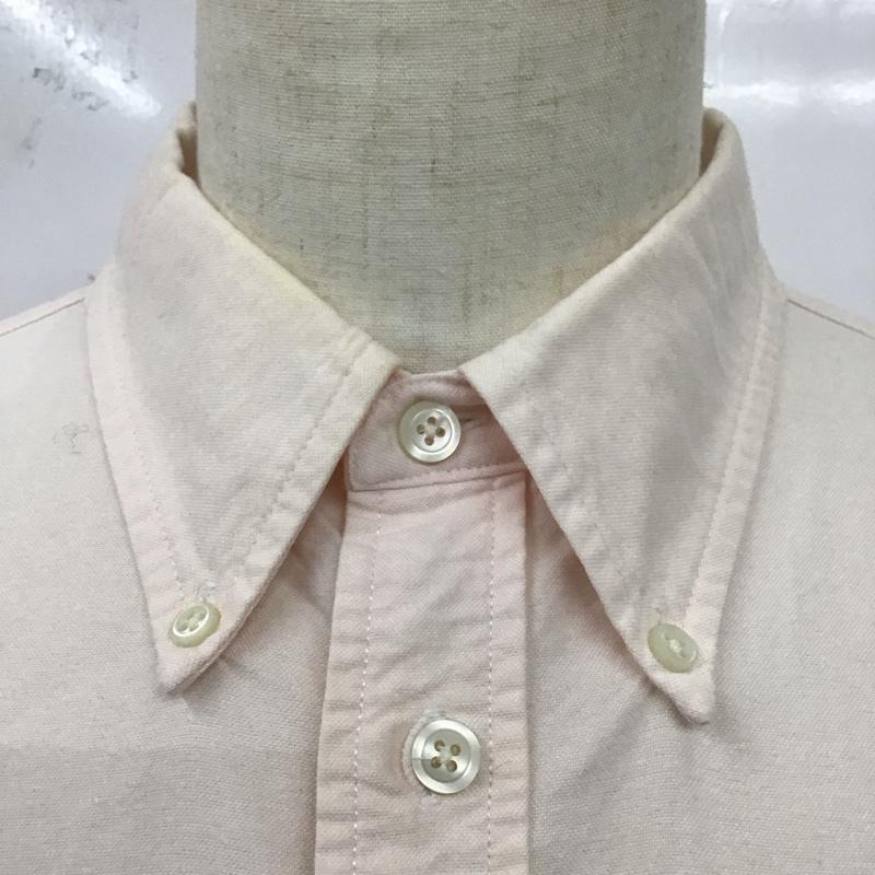 ギャップ GAP シャツ、ブラウス 長袖 長袖シャツ カラーシャツ ポケットシャツ ボタンダウンシャツ 90s oxford XL 無地 桃 / ピンク /  メンズ USED 古着 中古 10120022