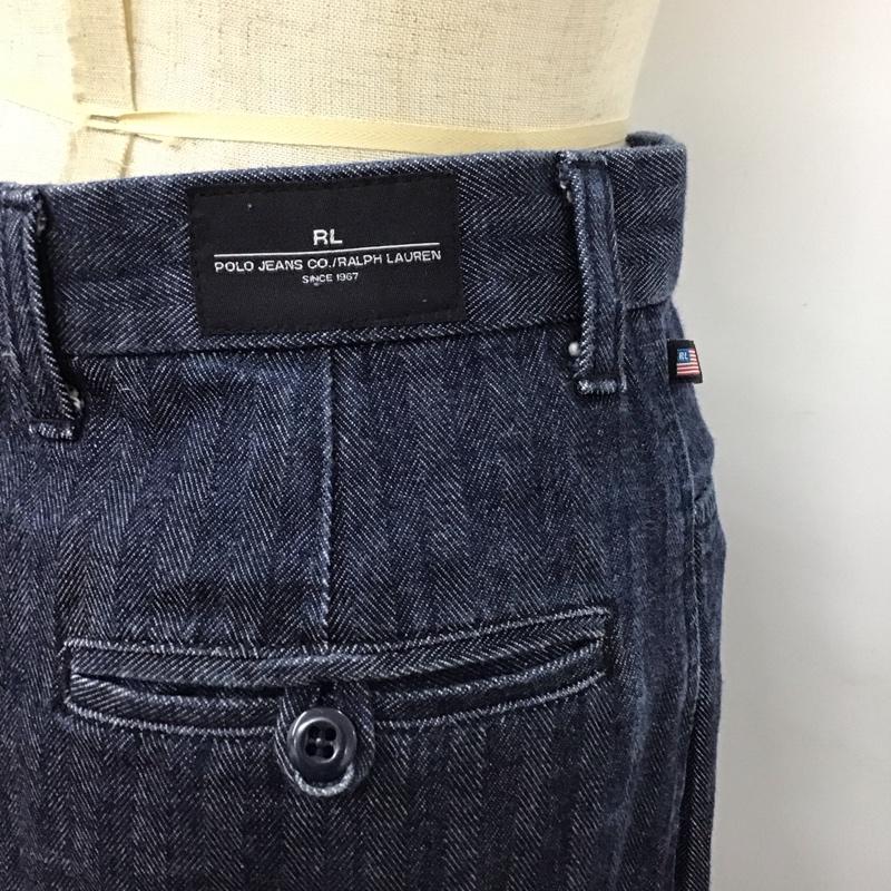 ラルフローレン RALPHLAUREN スカート ひざ丈スカート SK-WJ-IW-2050 バックスリット タイトスカート 0 無地 紺 / ネイビー /  レディース USED 古着 中古 10115110