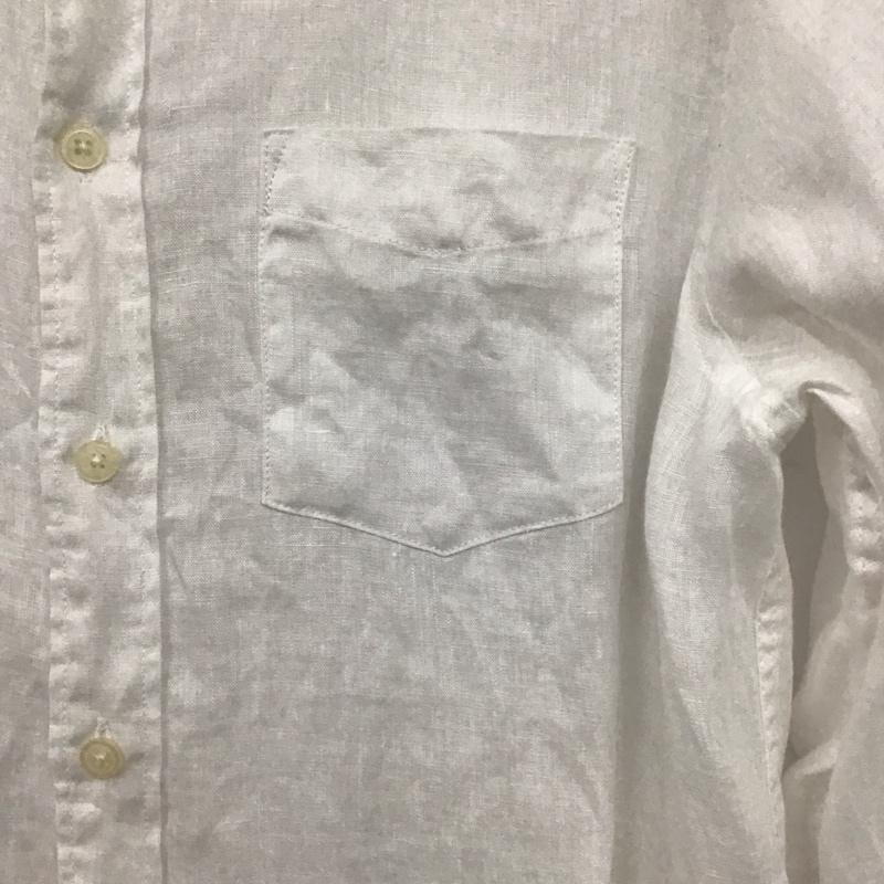 アーバンリサーチ URBAN RESEARCH シャツ、ブラウス 七分袖 40 無地 白 / ホワイト /  メンズ USED 古着 中古 10132019