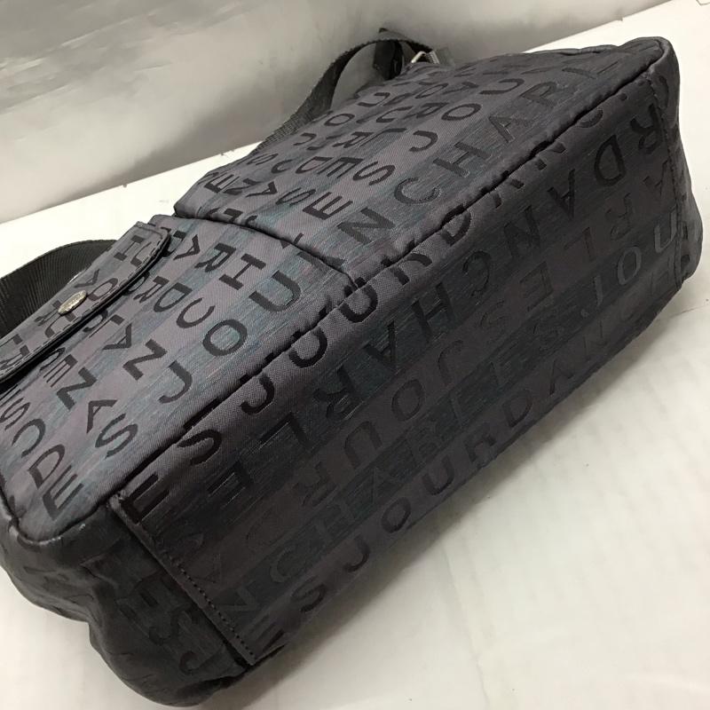 シャルルジョルダン CHARLES JOURDAN ショルダーバッグ ショルダーバッグ ロゴ、文字 灰 / グレー /  レディース USED 古着 中古 10115839