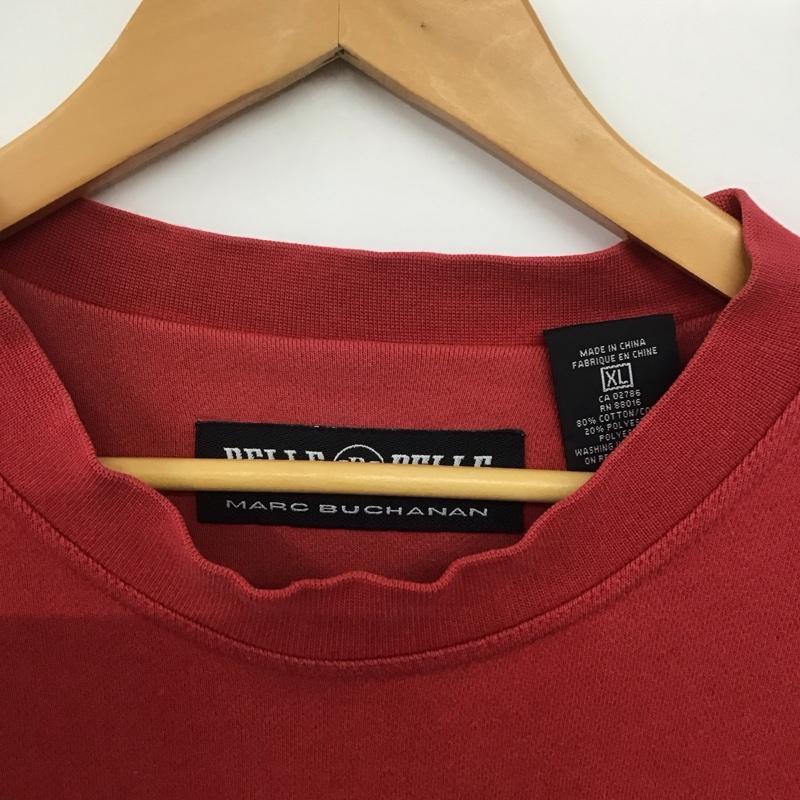 ペレペレ PELLEPELLE トレーナー 長袖 長袖トレーナー スウェット クルーネック プルオーバー XL ロゴ、文字 赤 / レッド /  メンズ USED 古着 中古 10144183
