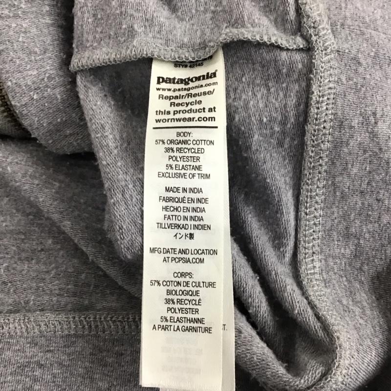パタゴニア patagonia パーカー 長袖 ジップアップパーカー 長袖パーカー スウェットパーカー M ロゴ、文字 灰 / グレー /  メンズ USED 古着 中古 10150097