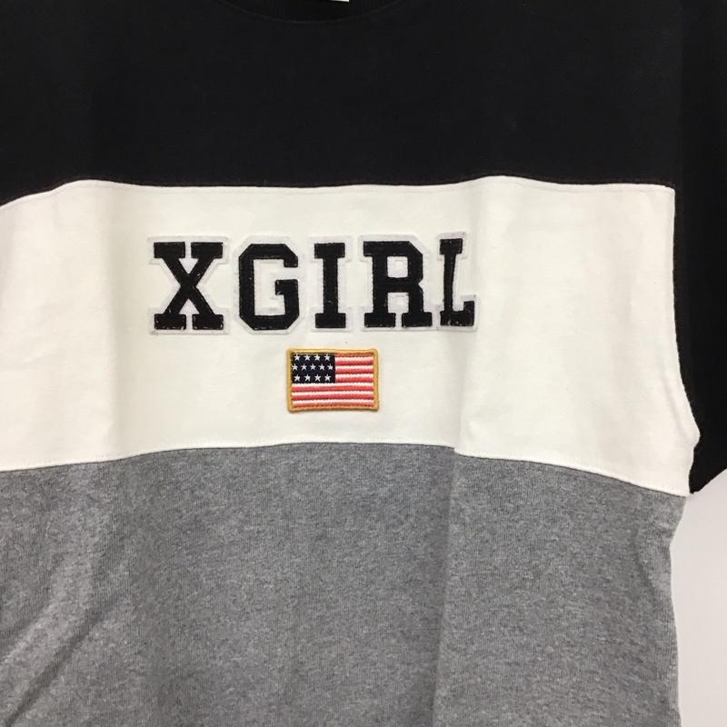 エックスガール X-girl ワンピース ミニスカート 1 ロゴ、文字 マルチカラー / マルチカラー /  レディース USED 古着 中古 10140419