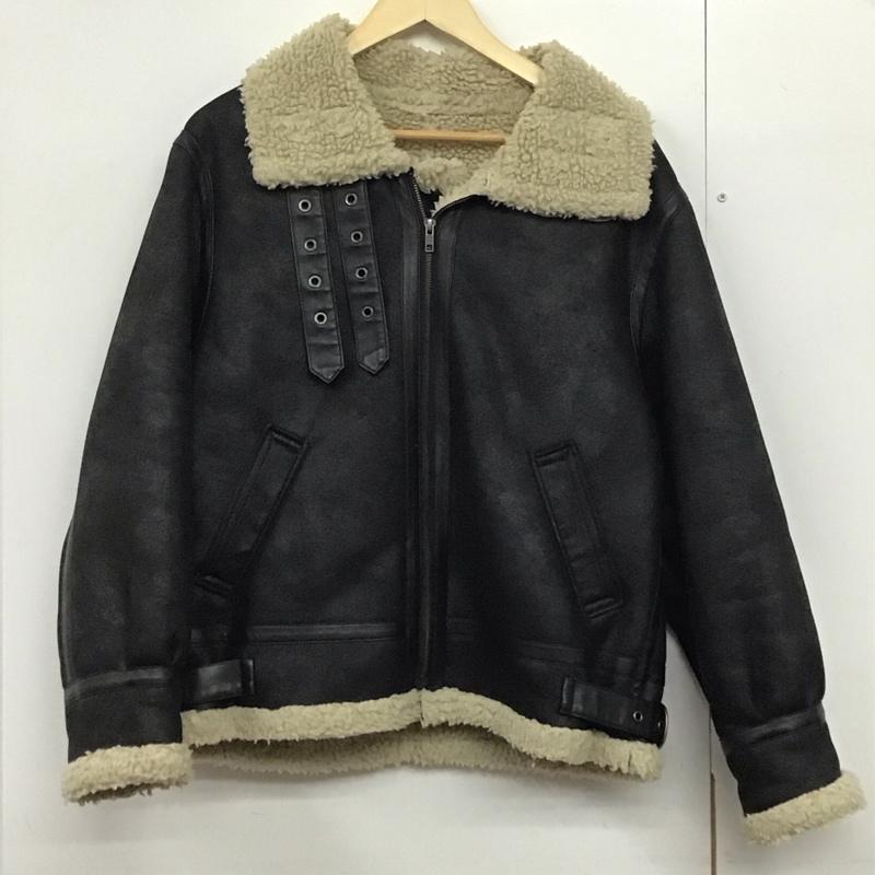 アングリッド Ungrid ジャケット、上着 ジャンパー、ブルゾン 112010238101 フェイクムートンボリュームブルゾン S 無地 黒 / ブラック /  レディース USED 古着 中古 10141830