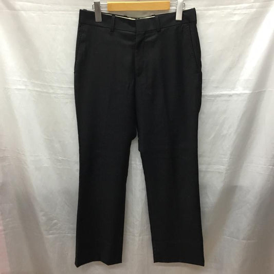 エヌハリウッド N.HOOLYWOOD パンツ スラックス 807peg スラックス スリムパンツ カジュアルパンツ 36 無地 黒 / ブラック /  メンズ USED 古着 中古 10115745