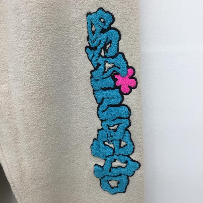 ブレインデット BRAIN DEAD パンツ サルエルパンツ スウェットパンツ L ワンポイント ベージュ / ベージュ /  メンズ USED 古着 中古 10129318