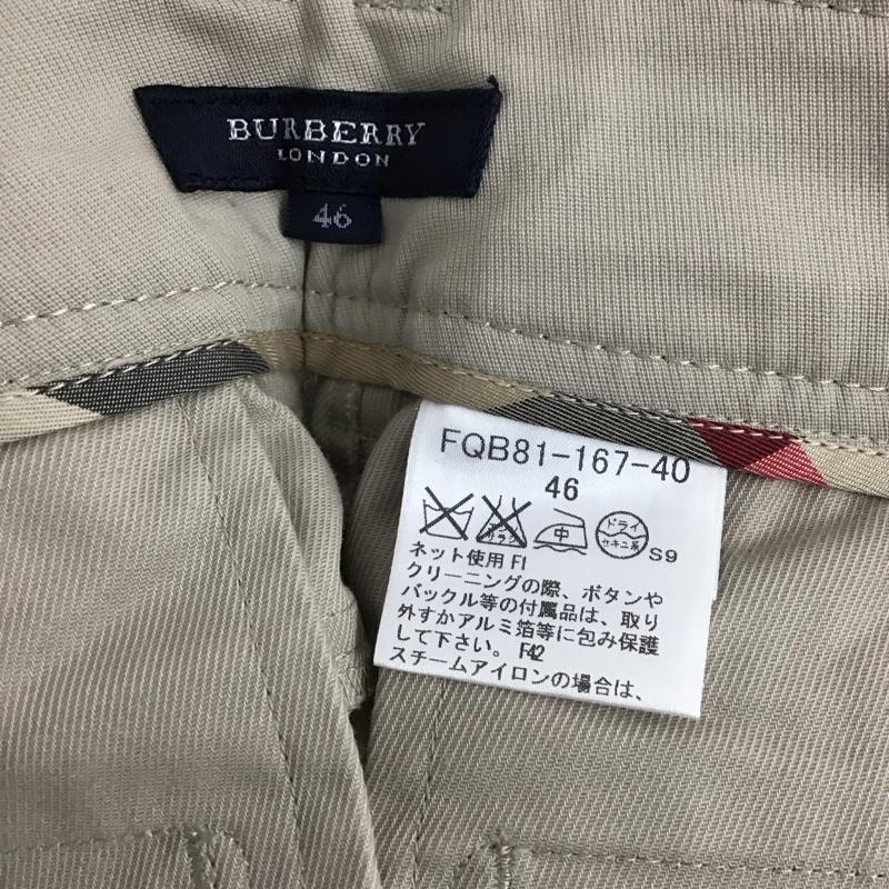 バーバリーロンドン Burberry London パンツ デニム、ジーンズ カジュアルパンツ スリムパンツ ストレートパンツ ストレッチパンツ 46 無地 ベージュ / ベージュ /  レディース USED 古着 中古 10122479
