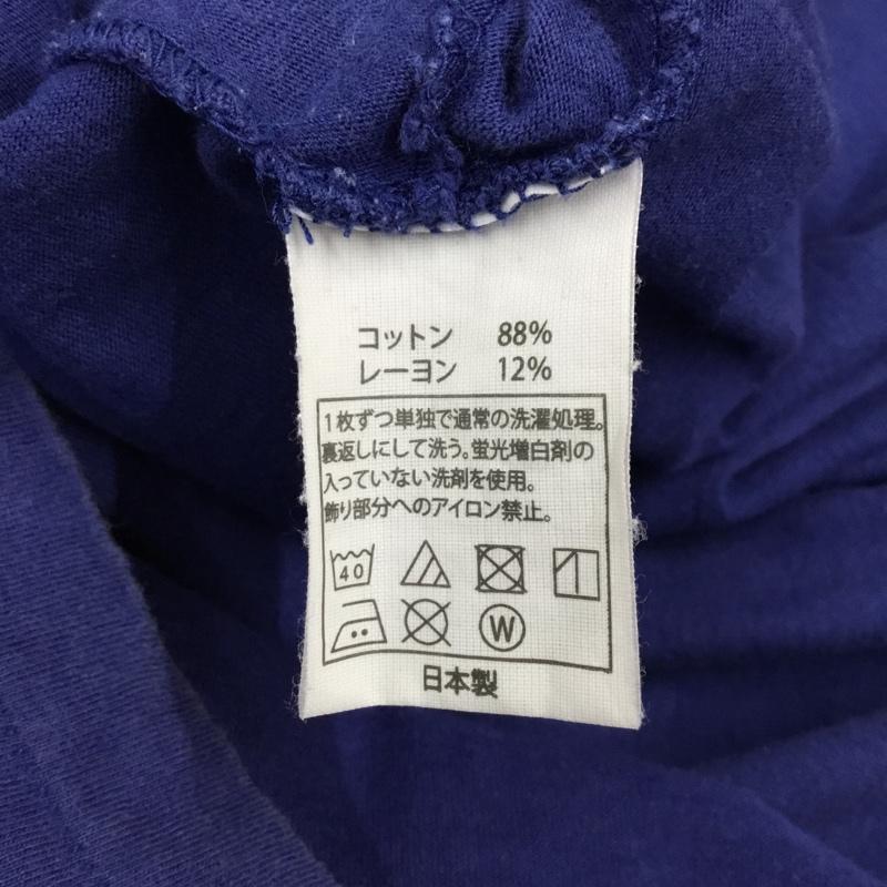 クーティー COOTIE Tシャツ 半袖 cte-16a330 COOTIEPrintS/STee 半袖カットソー プリントTシャツ L ロゴ、文字 青 / ブルー /  メンズ USED 古着 中古 10114594