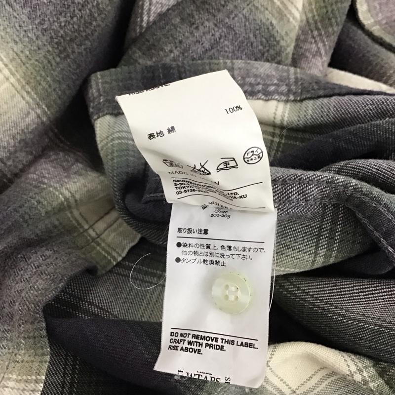 ダブルタップス WTAPS シャツ、ブラウス 長袖 長袖シャツ チェックシャツ カラーシャツ チェック マルチカラー / マルチカラー /  メンズ USED 古着 中古 10146844