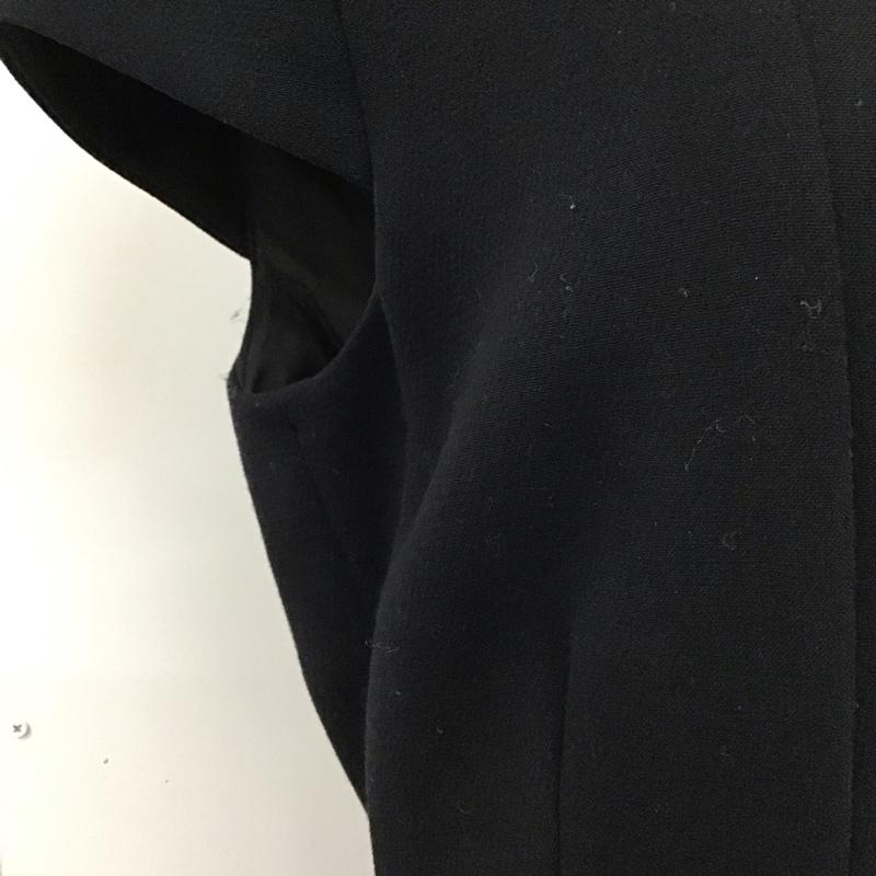 ザラベーシック ZARA BASIC ワンピース ロングスカート 半袖ロングワンピース カジュアルワンピース タイトスカート M 無地 黒 / ブラック /  レディース USED 古着 中古 10112115