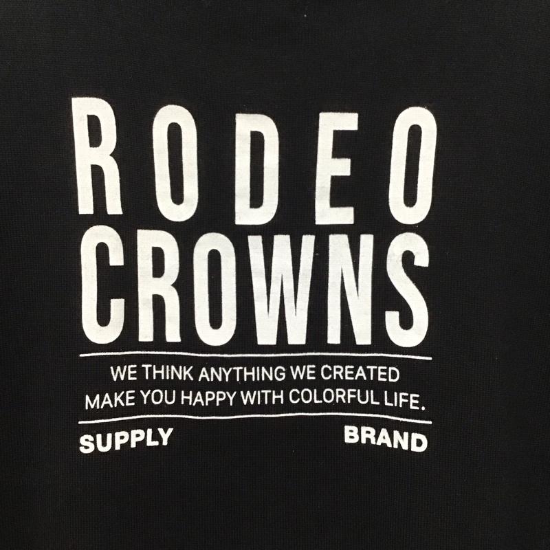 ロデオクラウンズ Rodeo Crowns ベスト ベスト 420FSI73-012M Vネック ニット バックロゴ FREE ロゴ、文字 黒 / ブラック /  レディース USED 古着 中古 10133588