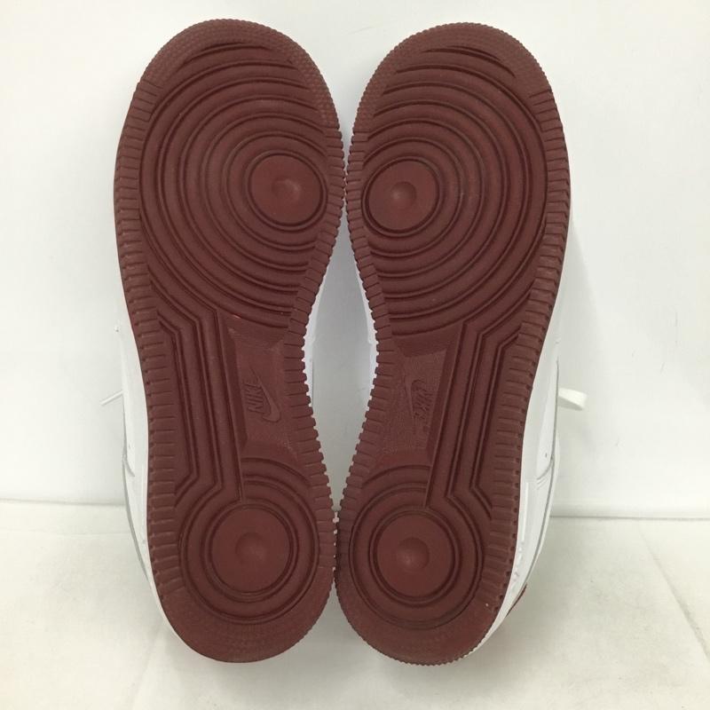 ナイキ NIKE スニーカー スニーカー HM9483-100 AIR FORCE 1 07 LV8 29cm 箱有 29.0cm ロゴ、文字 白 / ホワイト / X ボルドー / ボルドー /  メンズ USED 古着 中古 10132562