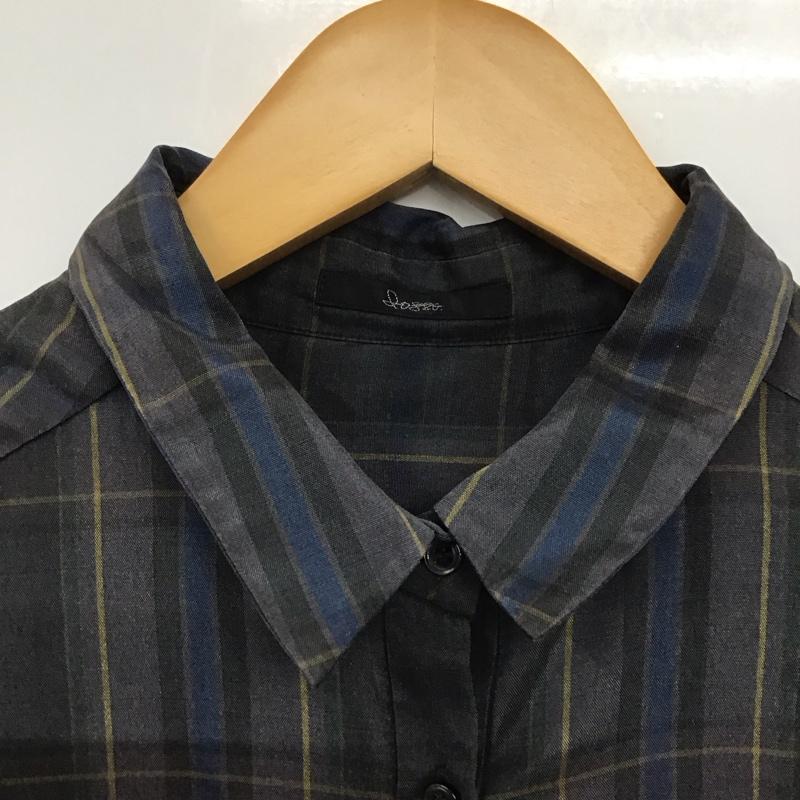 ロッソ ROSSO シャツ、ブラウス 長袖 8-c13ahgw025 チェック柄ロングシャツ チュニック FREE チェック マルチカラー / マルチカラー /  レディース USED 古着 中古 10146472