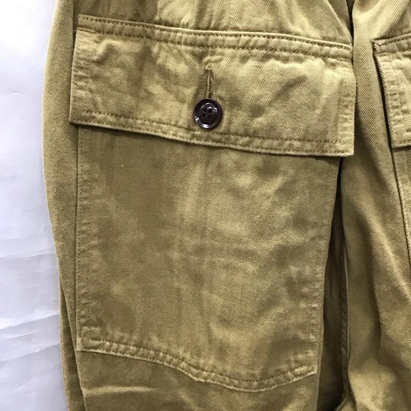 ハーベスティ HARVESTY パンツ チノパン A12112-1 サーカスパンツ 1 無地 ベージュ / ベージュ /  レディース USED 古着 中古 10123497