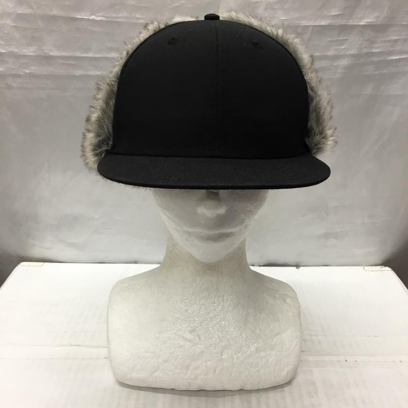 ニューエラ NEW ERA 帽子 キャップ フライトキャップ 59FIFTY 無地 黒 / ブラック /  メンズ USED 古着 中古 10122331