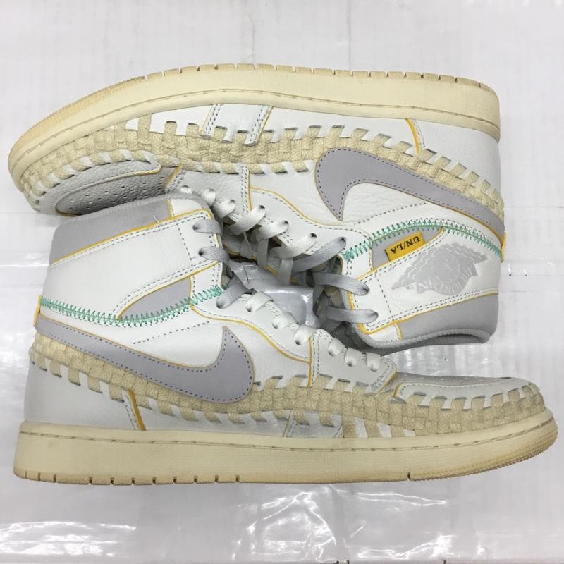 ナイキ NIKE スニーカー スニーカー FD2565-100 AIR JORDAN 1 RETRO HIGH OG SP 28cm 箱有 UNION BEPHIES BEAUTY SUPPLY 28.0cm ロゴ、文字 白 / ホワイト / X 灰 / グレー / X 橙 / オレンジ /  メンズ USED 古着 中古 10112503