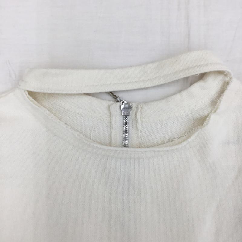 ジーナシス JEANASIS トレーナー 長袖 JS064397CF FREE 無地 アイボリー / アイボリー /  レディース USED 古着 中古 10136770