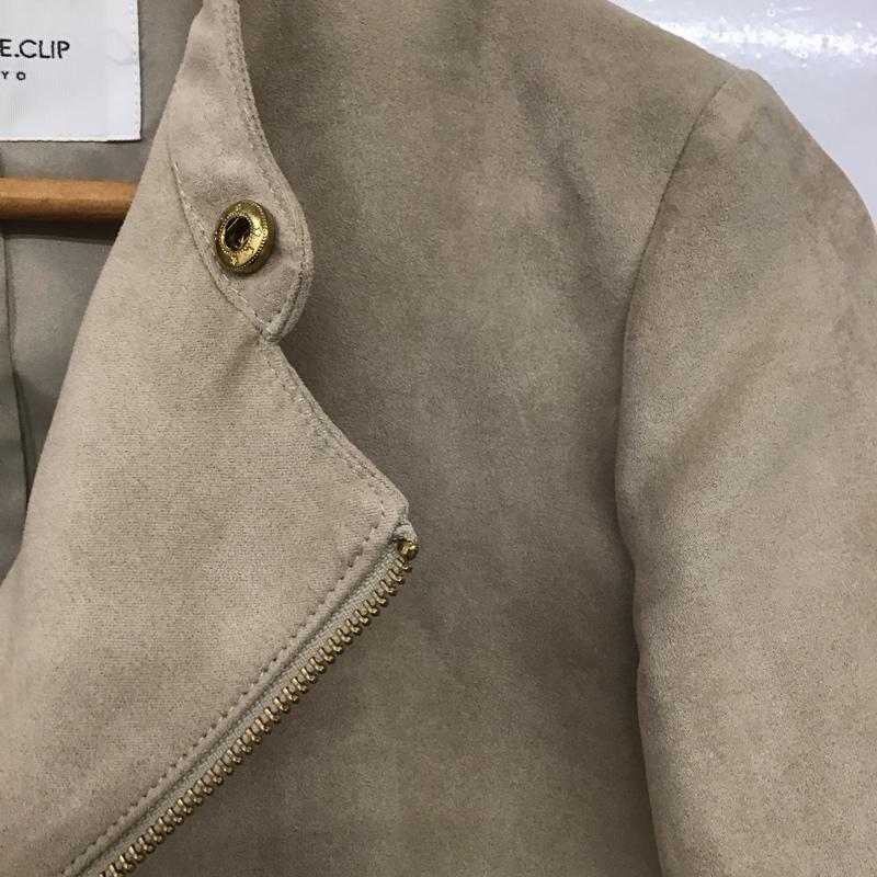 オペークドットクリップ OPAQUE.CLIP ジャケット、上着 ジャケット、ブレザー S 無地 ベージュ / ベージュ /  レディース USED 古着 中古 10141235