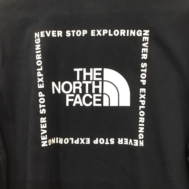 ザノースフェイス THE NORTH FACE Tシャツ 長袖 nt82203z 長袖Tシャツ クルーネックカットソー プリントTシャツ L ロゴ、文字 紺 / ネイビー /  メンズ USED 古着 中古 10133112