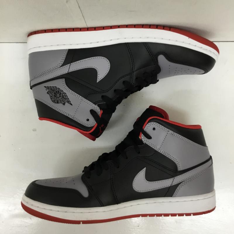 ナイキ NIKE スニーカー スニーカー DQ8426 006 Air Jordan 1 Mid Black Cement Grey 27.5cm ロゴ、文字 黒 / ブラック / X 灰 / グレー /  メンズ USED 古着 中古 10134403
