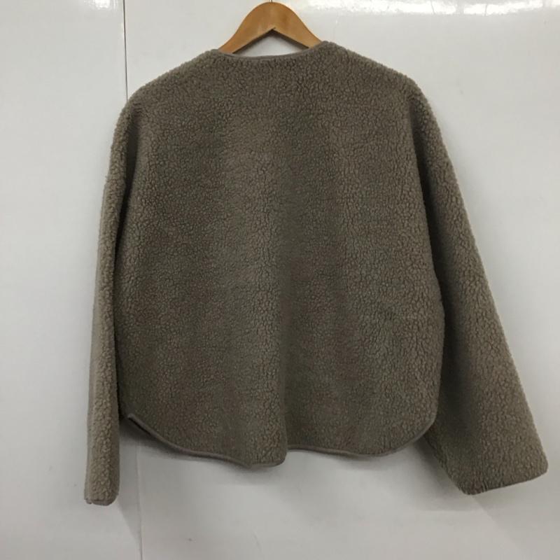 ザラ ZARA ジャケット、上着 ジャンパー、ブルゾン リバーシブル ムートン ボア M 無地 ベージュ / ベージュ /  レディース USED 古着 中古 10130402