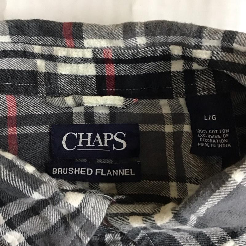 チャップス CHAPS シャツ、ブラウス 長袖 長袖シャツ カラーシャツ ポケットシャツ 長袖カットソー チェックシャツ L チェック マルチカラー / マルチカラー /  メンズ USED 古着 中古 10118269