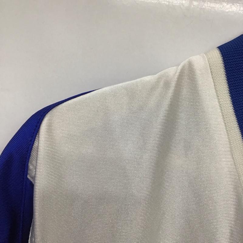 ナイキ NIKE カットソー 半袖 半袖カットソー ヘンリーネック スポーツウェア 90s XL ロゴ、文字 青 / ブルー / X 灰 / グレー /  メンズ USED 古着 中古 10141859