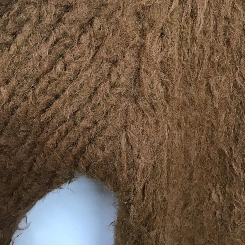 スナイデル SNIDEL カーディガン 長袖 SWNT185053 シャギーモヘアカーディガン FREE 無地 茶 / ブラウン /  レディース USED 古着 中古 10146408