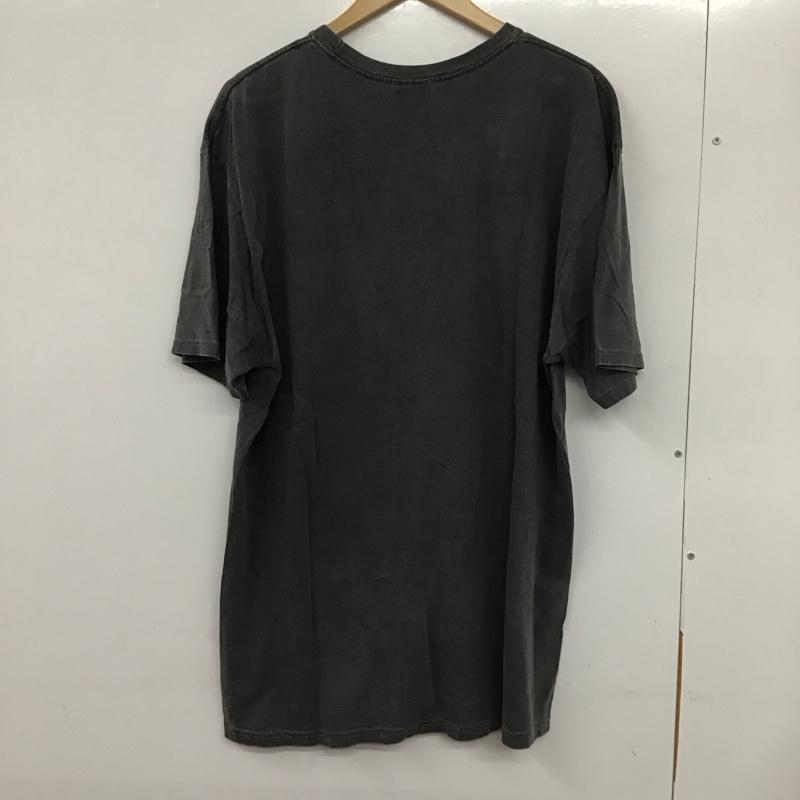 ステューシー STUSSY Tシャツ 半袖 半袖カットソー プリントTシャツ クルーネックカットソー L プリント 灰 / グレー /  メンズ USED 古着 中古 10132556