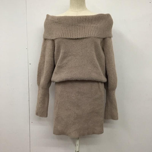 アルシーヴ archives セットアップ セットアップ セットアップ 長袖ニット ミニスカート M 無地 マルチカラー / マルチカラー /  レディース USED 古着 中古 10149345