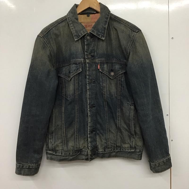 リーバイストラウスアンドコー Levi Strauss & co. ジャケット、上着 ジャケット、ブレザー デニムジャケット Gジャン アウター カジュアルジャケット M 無地 インディゴ / インディゴ /  メンズ USED 古着 中古 10140324
