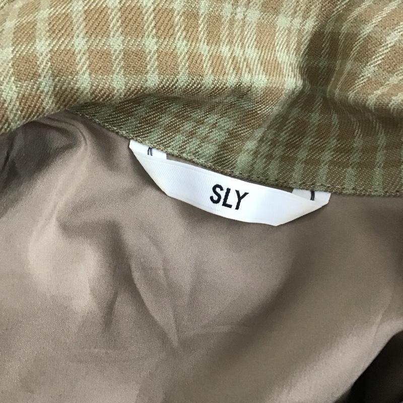 スライ SLY ワンピース ミニスカート 030DAM33-2550 CHECK WRAP SH OP シャツワンピース 1 チェック ベージュ / ベージュ / X カーキ / カーキ /  レディース USED 古着 中古 10108230