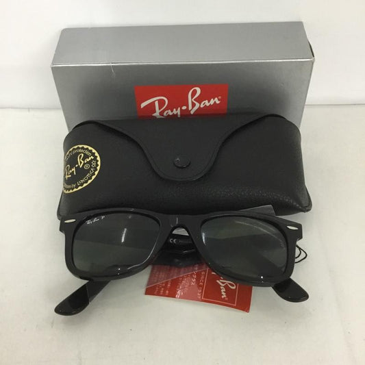 レイバン Ray-Ban めがね・サングラス サングラス RB2140 WAYFARER カラーレンズ 箱有 ロゴ、文字 黒 / ブラック /  メンズ USED 古着 中古 10126460