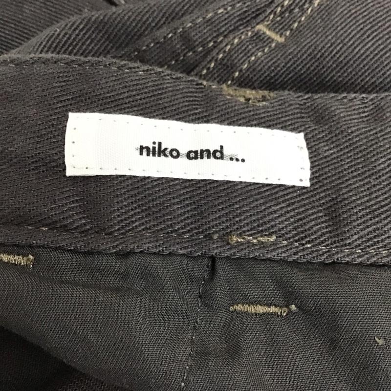 ニコアンド niko and... パンツ ワークパンツ、ペインターパンツ NKN25512AD ワークパンツ ジョガーパンツ M 無地 チャコールグレー / チャコールグレー /  レディース USED 古着 中古 10130828