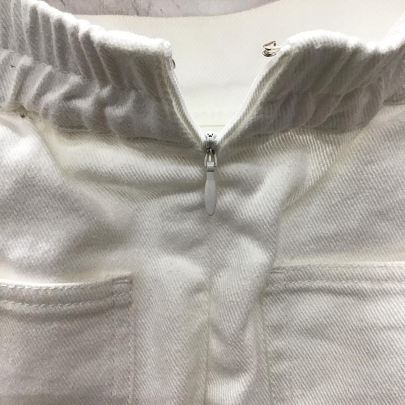 イング INGNI スカート ミニスカート M 無地 白 / ホワイト /  レディース USED 古着 中古 10114872