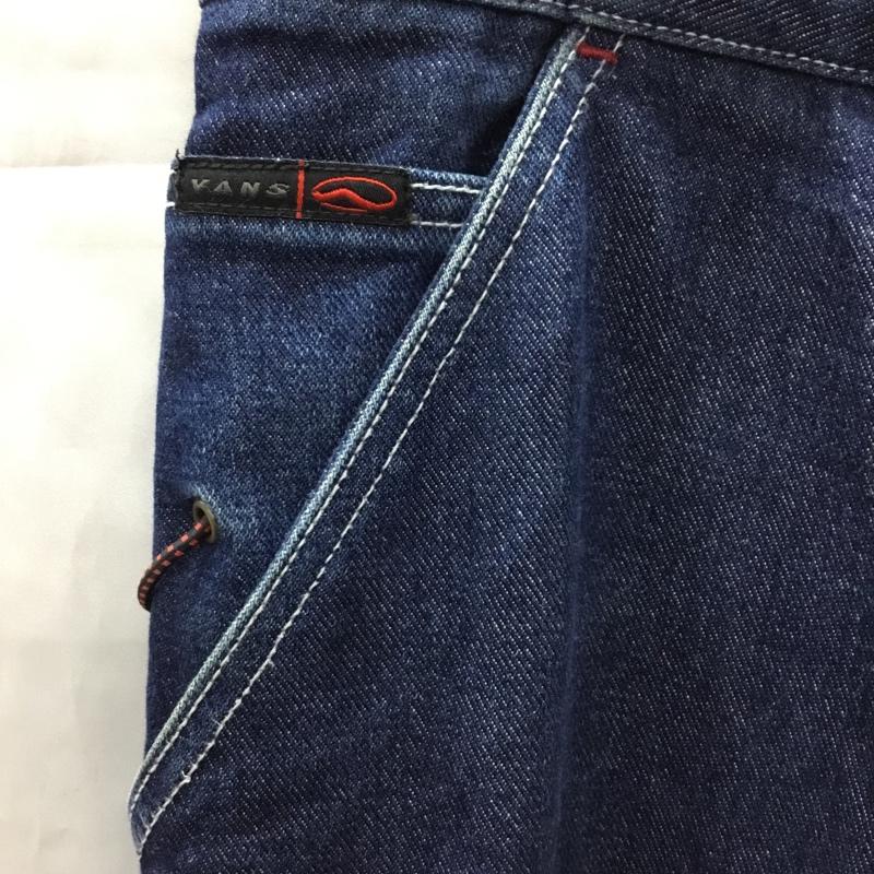 バンズ VANS パンツ デニム、ジーンズ デニムパンツ カーゴパンツ カジュアルパンツ ワイドパンツ 32インチ ロゴ、文字 インディゴ / インディゴ /  メンズ USED 古着 中古 10114103