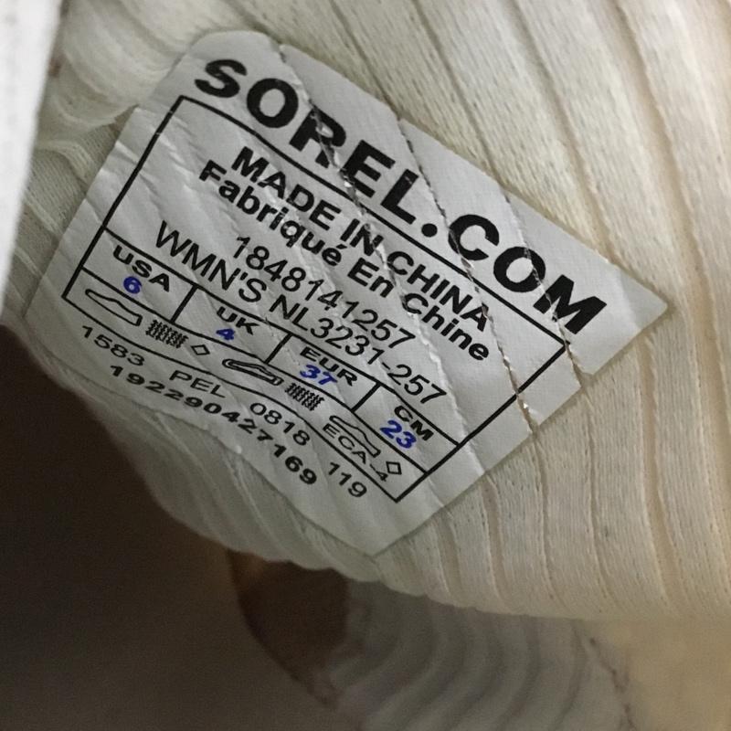 ソレル SOREL スニーカー スニーカー NL3231-257 キネティックスニークスニーカー 23cm 23.0cm ロゴ、文字 ベージュ / ベージュ /  レディース USED 古着 中古 10145151