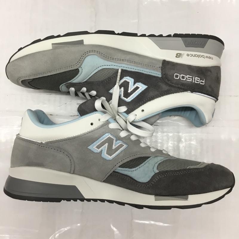 ニューバランス New Balance スニーカー スニーカー M1500BMS BEAMS Paperboy UK8.5 箱有 US：9 ロゴ、文字 白 / ホワイト / X 灰 / グレー / X 水色 / ライトブルー / X ダークグレー / ダークグレー /  メンズ USED 古着 中古 10114544
