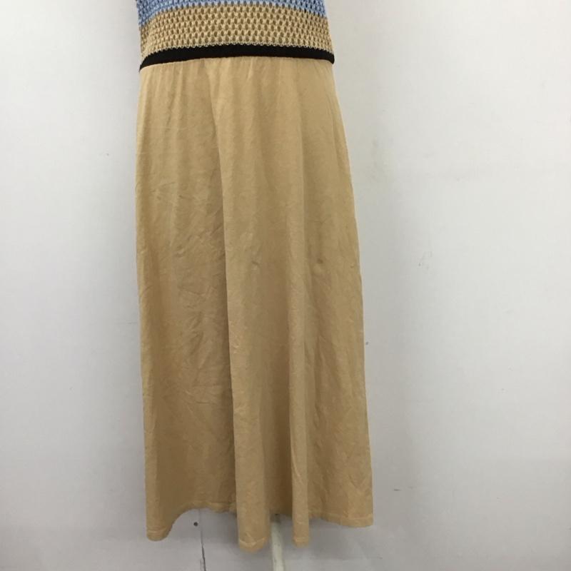 ザラ ZARA ワンピース ロングスカート M  マルチカラー / マルチカラー /  レディース USED 古着 中古 10121423