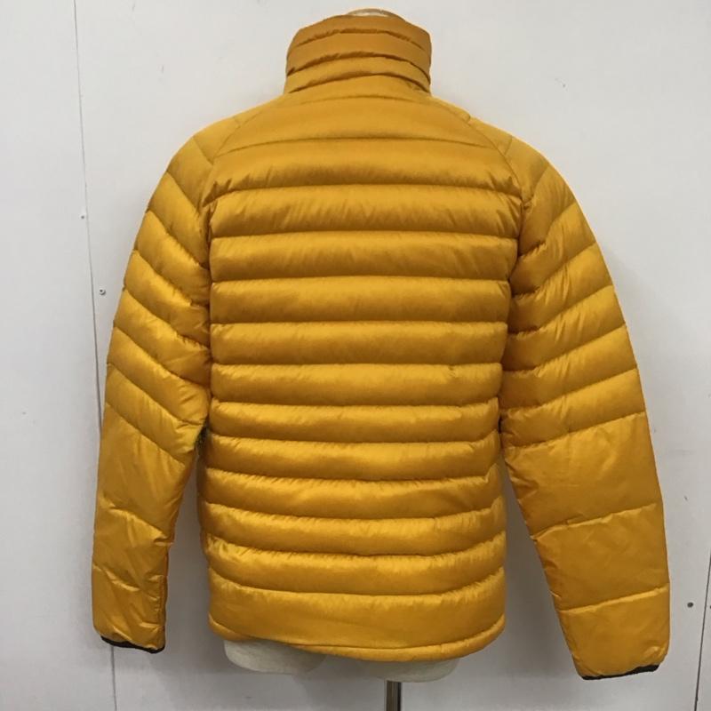 バートン BURTON ジャケット、上着 ジャンパー、ブルゾン ジップアップジャケット ダウンジャケット カジュアルジャケット アウター M ロゴ、文字 黄 / イエロー /  メンズ USED 古着 中古 10106698