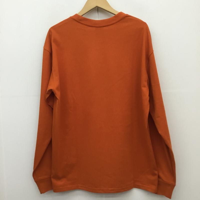 ナイキ NIKE Tシャツ 長袖 L ロゴ、文字 橙 / オレンジ /  メンズ USED 古着 中古 10110708