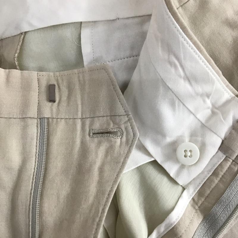 バーバリーズ BURBERRYS パンツ スラックス スラックス ワイドパンツ カジュアルパンツ ストレートパンツ 90s リネン 無地 ベージュ / ベージュ /  メンズ USED 古着 中古 10106558